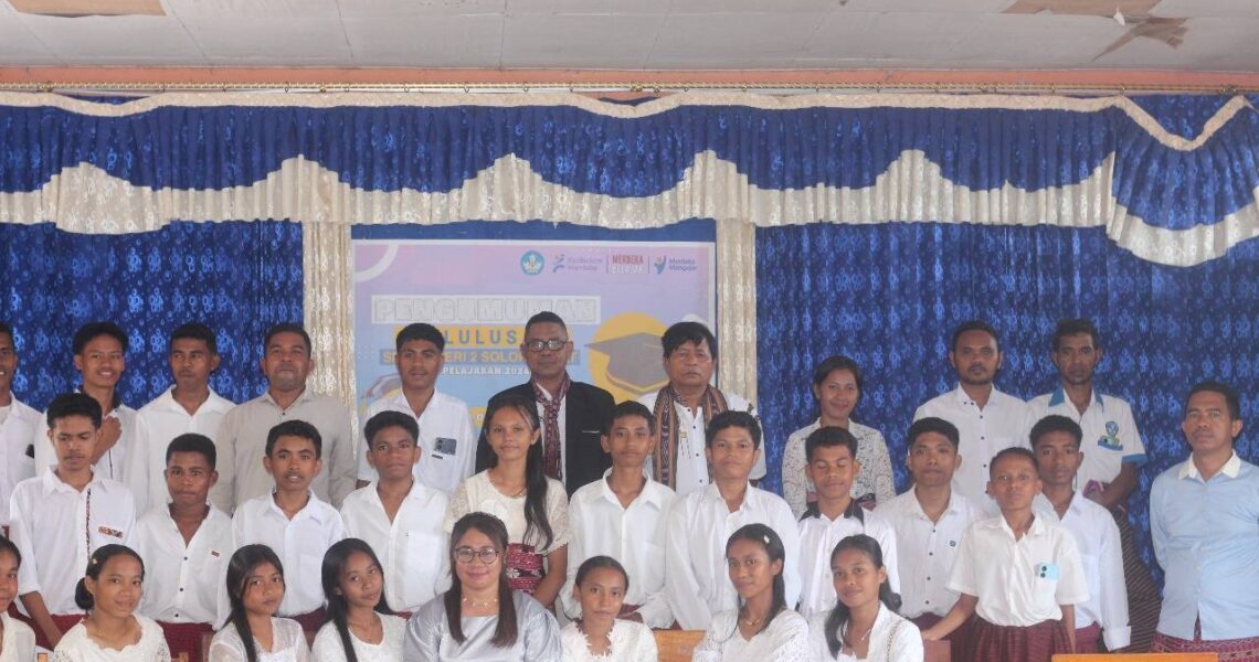 Acara pelepasan siswa kelas IX yang lulus pada tahun 2025